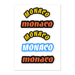 Sticker sheet .MONACO.2022