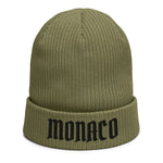 Organic ribbed beanie .MONACO.