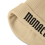 Organic ribbed beanie .MONACO.